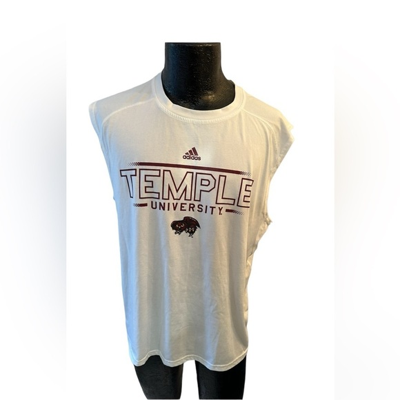 Adidas Temple university men’s sleeveless shirt size large - Picture 1 of 3